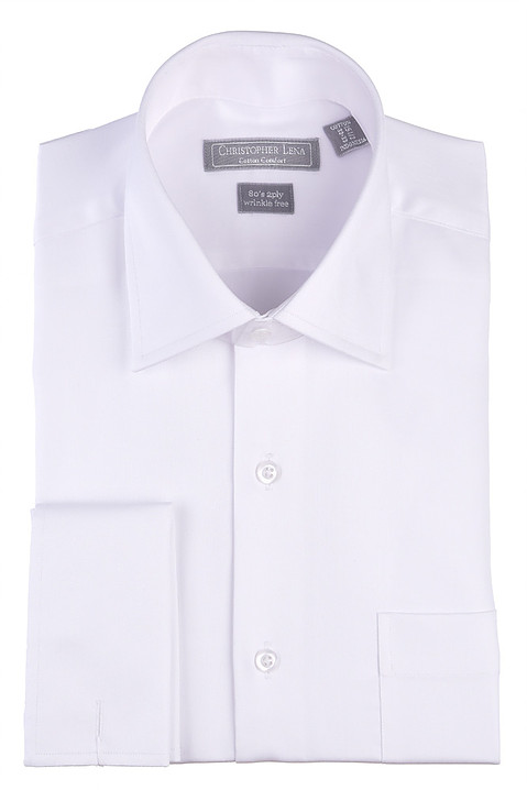 Christopher Lena Classic Fit French Cuff Shirt | Personal Image